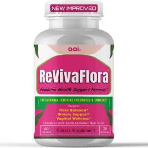 RevivaFlora Probiotics for Women, Vaginal pH Balance Pills - Healthy Odor, UTI Support - Feminine Health