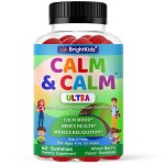 Calm Magnesium Gummies for Kids and Adults | Naturally Support Calm Sleep, Relax Mood, Focus and Muscle Relaxation