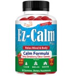Organic Ashwagandha Gummies for Kids & Teens – Calm & Focus Supplement with Ashwagandha Extract, Natural Calm Gummies