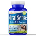 Vegan Oral Probiotic Supplement for Bad Breath, Dental Health & Gum Support | Daily Chewable Non-GMO Dental Probiotics