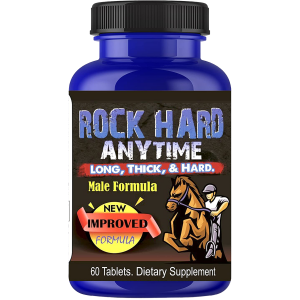 Rockhard Anytime Male Enhancement, Testosterone Supplement for Men for Muscle Growth, Stamina & Performance