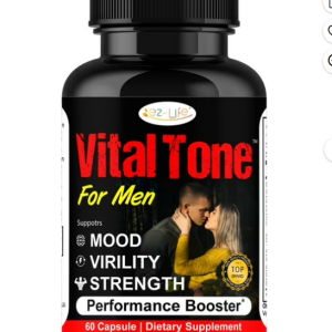 Male Enhancement & Testosterone Booster Supplement- Powerful Erect Pills for Men, Gain Length & Girth + Stamina-60 Pills